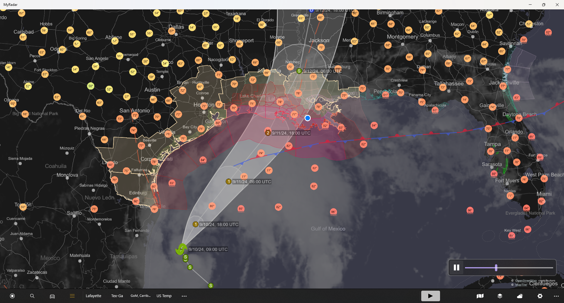 Sept. 10, 2024, TS Francine, Preparing for a Cat 2