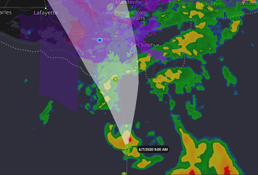 Cristobal, June 7th, Landfall Imminent